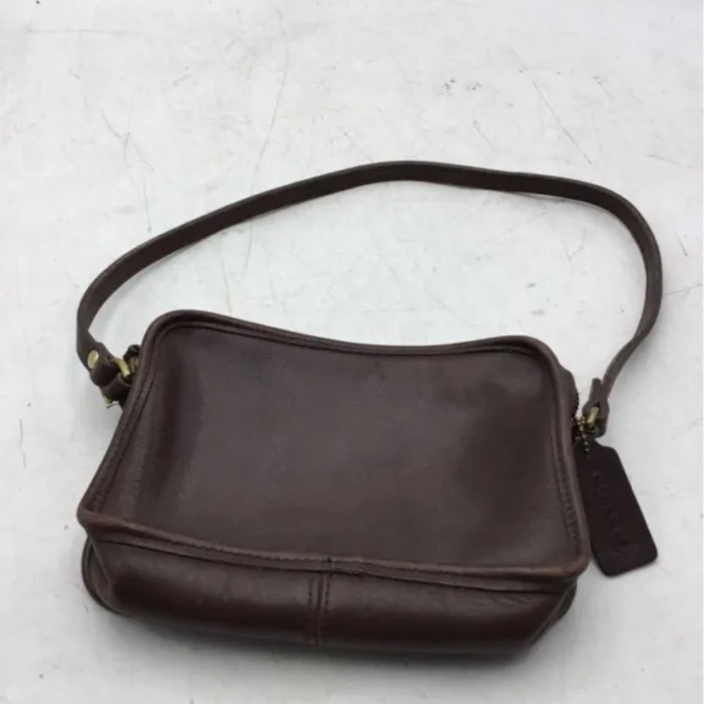 Vintage Brown Coach Small Shoulder Bag